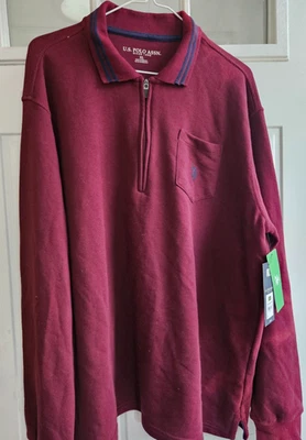 Mens Size XL Longsleeved Pullover Collared Shirt By USPolo Assn. - Image 1 of 3