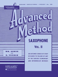 Rubank Advanced Method Saxophone Vol 2 Music Lessons Scales & Arpeggios Book - Picture 1 of 1