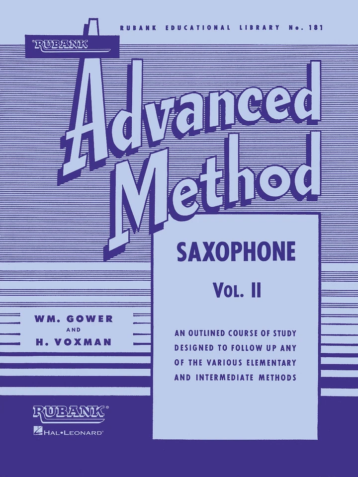 Rubank Advanced Method Saxophone Vol 2 Music Lessons Scales & Arpeggios Book - Image 1 of 1