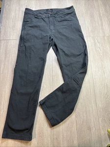 SITKA GEAR Canvas Pants Men’s 36 36x32 Gray Color Utility Harvester Cargo Zip - Picture 1 of 8