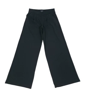 Pantalones Hunter & Brown para mujer XL negros pierna ancha plisados bolsillo elástico carrera - Imagen 1 de 10