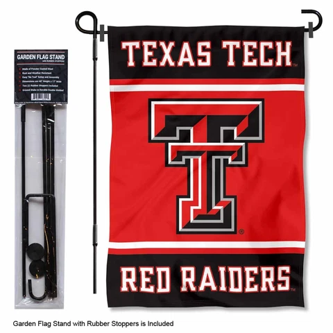 Texas Tech Red Raiders Garden Flag and Yard Stand Included Cover
