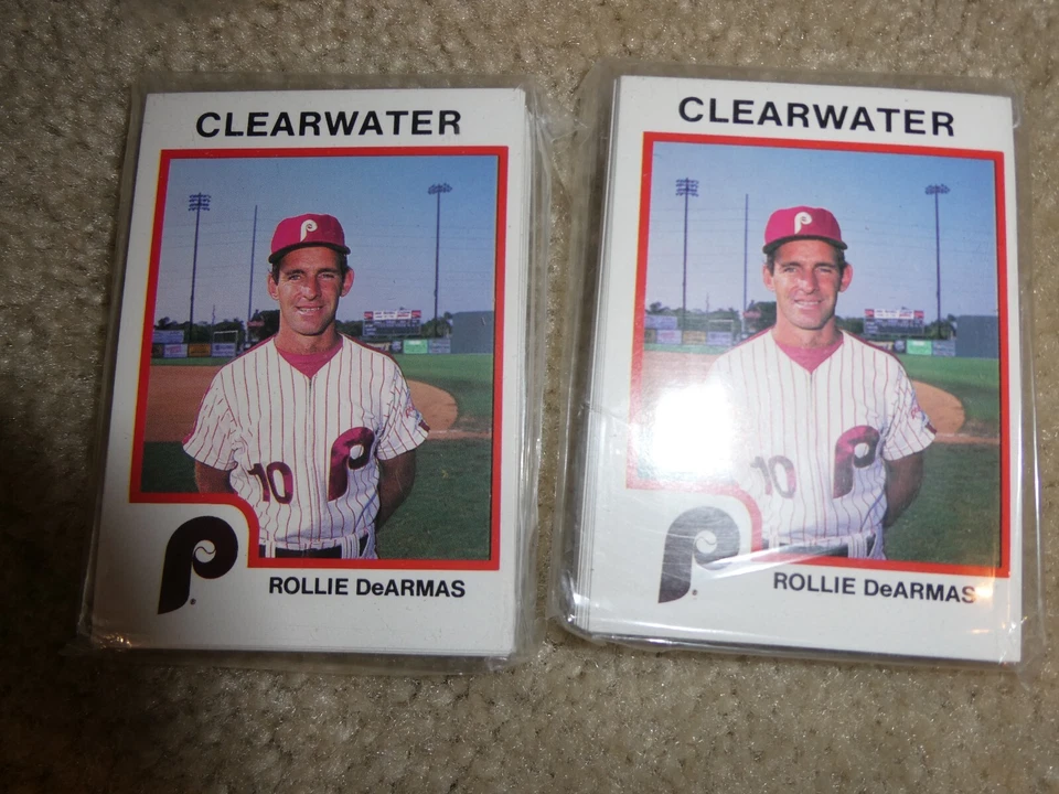 Lot of 2 1987 Pro Cards Clearwater Phillies Minor League Team Card Sets - Image 1 of 1