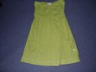 Abercrombie And Fitch Bright Green Short Strapless Sundress Chest 38 Length 27