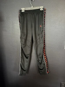 VTG Kappa Track Pants Men Large Black Red Classic Logo Athletic Gym 90s Y2K Rave - Picture 1 of 12