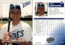 Robert Eenhoorn 1998 Blueline Q-Cards Norfolk Tides #10 Card *AutographDen*