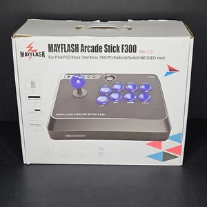 Mayflash F300 Arcade Fight Stick Joystick for PS4, XBOX, PC, Nintendo, SEGA - Picture 1 of 10