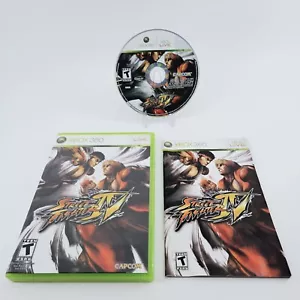 Street Fighter IV 4 (Microsoft Xbox 360, 2009) Complete with Manual CIB - Picture 1 of 17