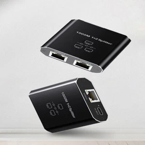 Ethernet Splitter 1 To 2 Gigabit Network Splitter Work with Cat5/5e/6/7/8 - Zdjęcie 1 z 9