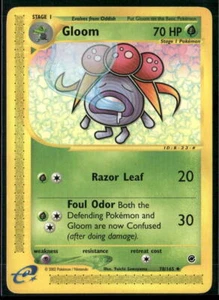 Pokémon Expedition #078/165 Gloom Uncommon, Near Mint or Better - Picture 1 of 2