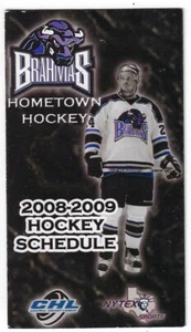 2008-09 Texas Brahmas CHL Hockey Schedule !!! ZuRoma Bar & Grill - Imagen 1 de 2