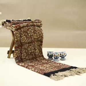 Traditional Syahi Begar Block Printed Cotton Throws For Beautiful Home Decor - Picture 1 of 5