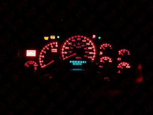 RED Upgrade Kit - Silverado Suburban Sierra Escalade Tahoe Yukon GM Cluster - Picture 1 of 24