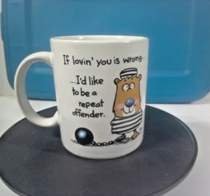 Hallmark "If Lovin' You Is Wrong... "Ich möchte ein Wiederholungstäter sein" Kaffeebecher - Bild 1 von 7