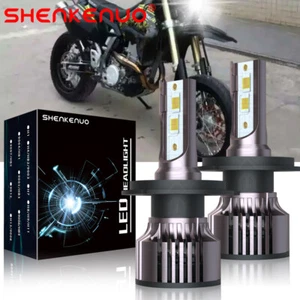For Suzuki DRZ400SM DRZ 400SM LED Bulb 05-15 2016 2017 2018 2019 2020 Headlights - Picture 1 of 16