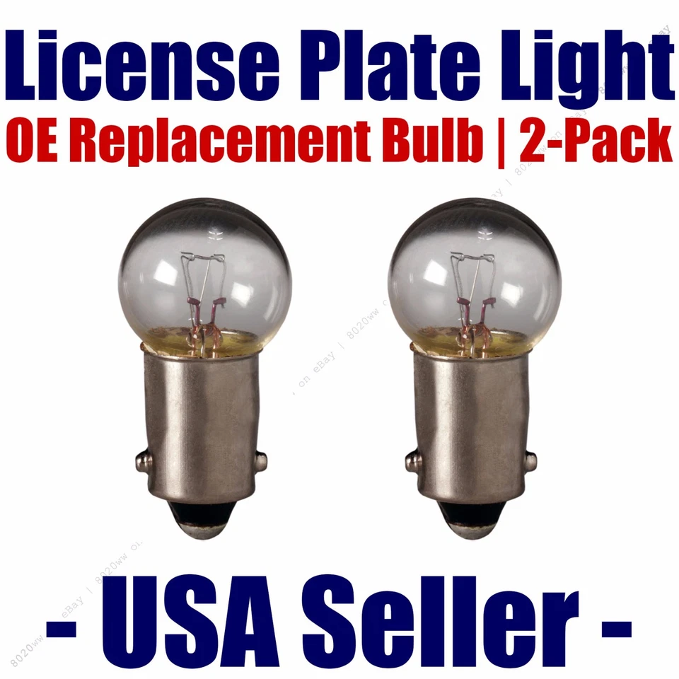 License Plate Bulb 2pk OE Replacement Fits - Listed Volvo Vehicles - 57 - Image 1 of 1
