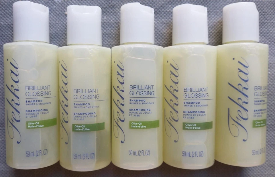 Juego de 5 champú brillante Fekkai tamaño de viaje 2 OZ con aceite de oliva  Foto 1 de 1