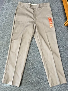 DICKIES Men's 874 Flex Charcoal Gray Original Fit Uniform Work Pants (Sz 38x32) - Picture 1 of 9