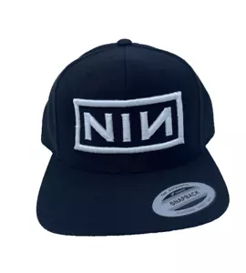 Nine Inch Nails Hat NIN Rock Hall Of Fame Snapback White Logo *RARE* - Picture 1 of 5