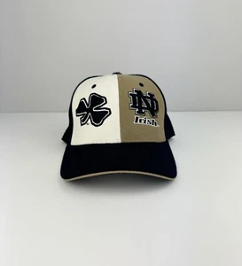NWT Zephyr NCAA Notre Dame Fighting Irish Flat Bill Snapback Hat Sz 7 1/4 - Picture 1 of 12
