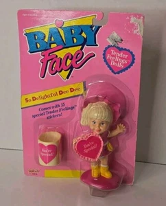 Vintage 91 Galoob Baby Face Tender Feelings Doll So Delightful Dee-Dee NEW READ  - Picture 1 of 9