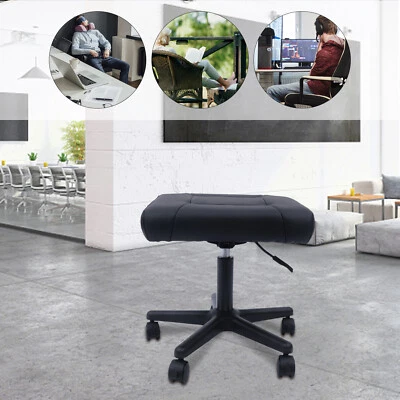 Office Foot Stool with Wheels, Height Adjustable Rolling Leg Rest Adjustable - Image 1 of 4