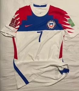 Match Worn Player Issue Alexis Sanchez Chile Jersey Shirt Camiseta Maglia Medium - Picture 1 of 4