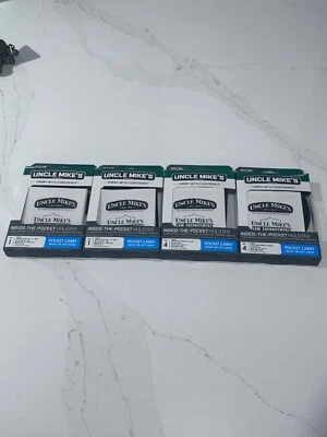 UNCLE MIKE’S NYLON POCKET CARRY HOLSTERS LOT OF 4 NEW IN BOX - Image 1 of 4