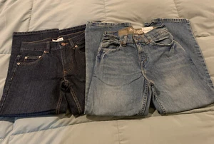 Arizona Brand Boys New Jeans. Two Pair. Size 8 Regular. - Picture 1 of 9