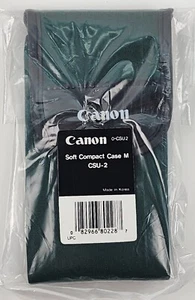 Vintage Canon Soft Compact Soft Belt Case Green M 0-CSU-2 Korea - Picture 1 of 10