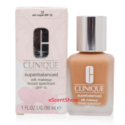 Base de maquillaje líquida CLINIQUE SUPERBALANCED SILK SPF 15 1 OZ/30 ML F/S NUEVA EN CAJA Foto 1 de 2