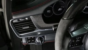 Adatto per Porsche Panamera 971 970 2017-20 cruscotto vero carbonio cover - Foto 1 di 13
