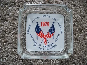 PIEZA DE RECUERDO LIMPIA BOTELLA ANTIGUA NACIONAL TARRO EXPOSICIÓN 1976 CENICERO ST LOUIS - Imagen 1 de 4