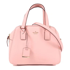 Kate Spade GHW 2 Way Shoulder Bag Calfskin Leather Pink - Picture 1 of 15