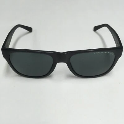 Gafas de sol polarizadas para hombre Armani Exchange AX4008 802081 negro mate/gris Foto 1 de 4