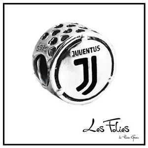 Charm Juventus Stemma Squadra Calcio argento 925 - Les Folies (Modello Pandora) - Foto 1 di 11