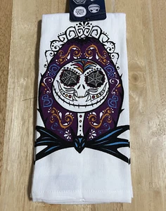 Disney 2 Pack Kitchen Towels Halloween The Nightmare Before Christmas Jack Sally - Picture 1 of 3