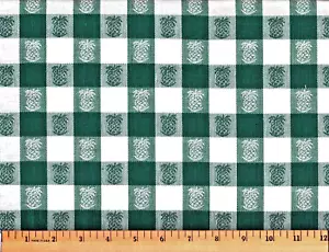 Woven Cotton Fabric ~ New Vintage ~ Extra Wide Tablecloth, etc ~ 1 Yd X 56" W - Picture 1 of 2