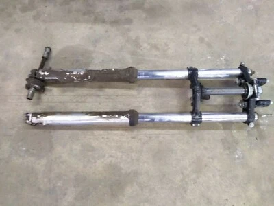 Horquillas delanteras 1976 amortiguadores triple árbol montaje Honda XL250 XL 250 250 tienda Foto 1 de 2