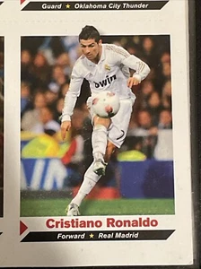 CRISTIANO RONALDO 2012 SPORTS ILLUSTRATED FOR KIDS UNCUT CARD SHEET. Plus Gabby - Picture 1 of 4