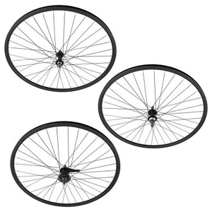 PRO+ F&R 700C FRONT, COASTER, OR FREEWHEEL FIXIE RIM 36 SPOKE 14G 3/8 AXLE BLACK - Picture 1 of 7