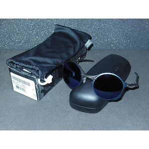 New Oakley Tailend Sunglasses Pewter/Ice Iridium Round Retro Wires Tail End Blue - Picture 1 of 6