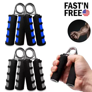 2 Pack Fitness Hand Gripper Strengthener Fidget Stress Relief Exerciser Set - Picture 1 of 10