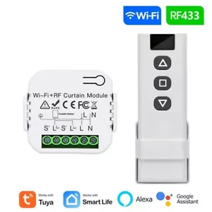 Tuya Smart Rollladenschalter WiFi und RF 433 mit Fernbedienung - Bild 1 von 5