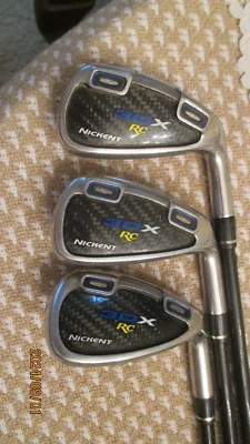 Used RH Mens Nickent 3DX  RC  Hybrid   7, PW  Graphite Stiff Choice Of 1  Club - Image 1 of 4