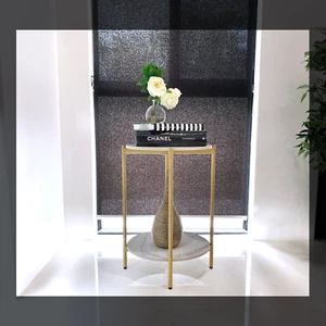 Interior Ave - Alba Gold Side Table - Picture 1 of 3