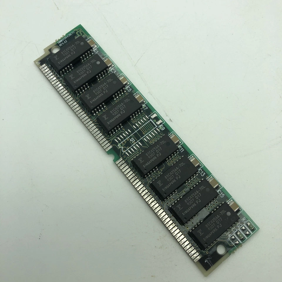 1MB Fast Page SIMM 72-PIN FPM NON-Parity Memory 256x32 Rare Collectible - Image 1 of 4
