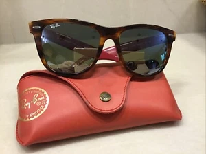Ray Ban Wayfarer RB2140 Tortoise 1178/30 Made In Italy **Frame Only*** Case - Picture 1 of 12