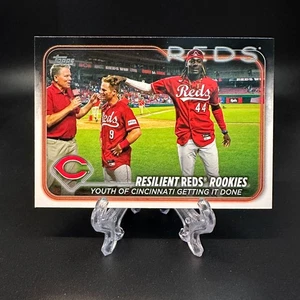2024 Topps Series 1 Elly De La Cruz Resilient Rookies #133 Cincinnati Reds - Picture 1 of 2