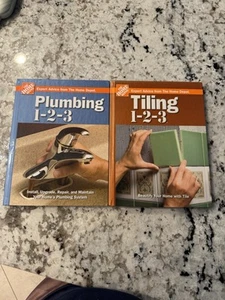 Plumbing 1-2-3 - Hardcover By The Home Depot And Tiling 1-2-3 Hardcover By Homes - Imagen 1 de 16